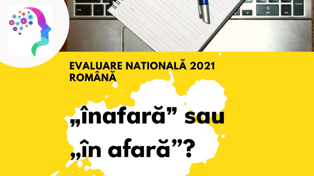 „înafară” sau „în afară”? 💊 Evaluare nationala 2021 romana - YouTube
