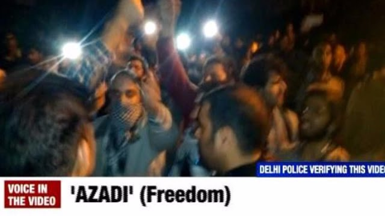 Exclusive   Bandook Ke Dum Par AZADI   JNU Students Raising Anti India Slogans