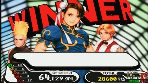 Chun-Li,Benimaru Nikaido,King Capcom Vs SNK Sega Dreamcast Japan HD 1080p 60fps Arcade Max Level