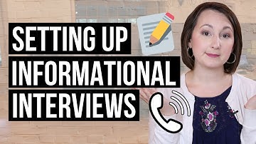 How To Set Up An Informational Interview