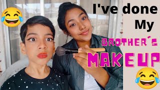 I did my brother's makeup  |Pracheta|