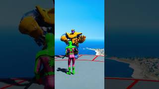Gta 5 Epic Ragdolls Red Spiderman Vs Red Minion Vs Green Minion (Euphoria Physics & Funny Fails)1113