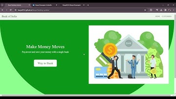 Basic Banking System using html,css,js | Web Development | Task 1 | The Spark Foundation