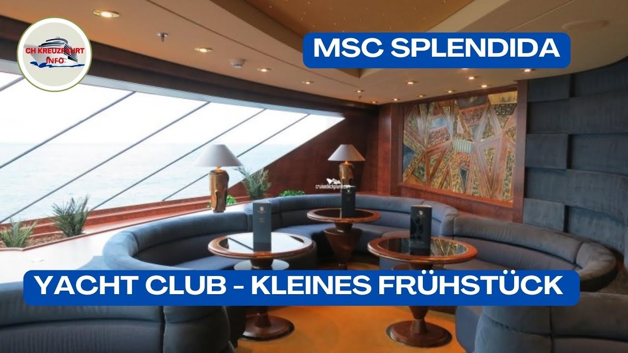 msc splendida yacht club video