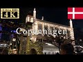 🇩🇰🎄Copenhagen Christmas Walk - Tivoli Gardens -【4K 60fps】