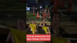 New Orleans Has A New Tourist Attraction With This Pothole Swimming Pool.