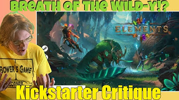 Elements - An Open-world Co-op RPG inspired by Zelda BOTW - Kickstarter Critique Review