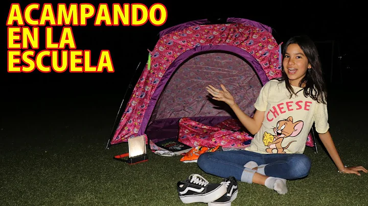 ACAMPANDO EN LA ESCUELA | TV Ana Emilia