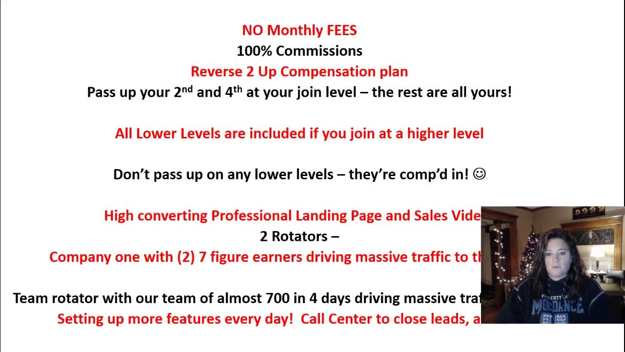Reverse Commissions System   UpDate Free Rotator   Business Review  Team Support   FREE Leads 1