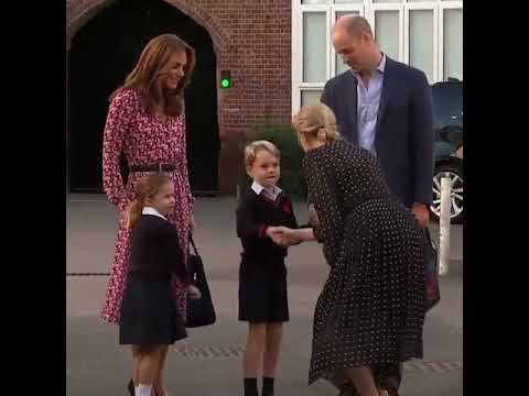 Video: Prinses Charlotte Eerste Schooldag