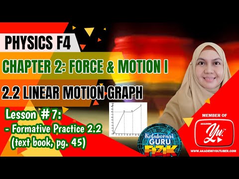 Physics Form 4 KSSM I Chapter 2 I 2.2 Linear Motion Graph Part-4 (Final part)