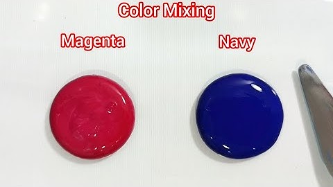 Guess the final color 🎨 | Magenta color 💗 | Art video | Color mixing video | Paint mixing video 