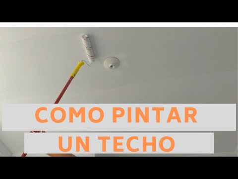 Video: Cómo Y Qué Pintar Un Techo De Paneles De Yeso Con Sus Propias Manos + Video