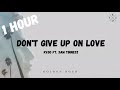 Kygo ft. Sam Tinnesz - Don&#39;t Give Up On Love (1 hour loop)