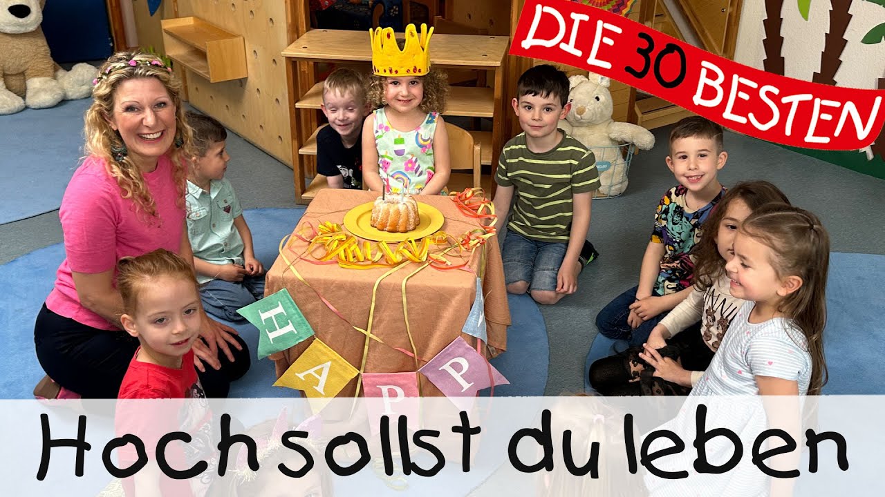 👩🏼 Hoch sollst du leben - Singen, Tanzen und Bewegen || Kinderlieder