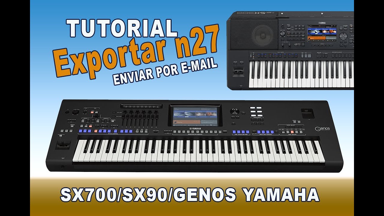 ヤマハ7個　パナソニック3個　合計10個 🔧#YAMAHA SX700/SX900/GENOS EXPORTAR N27 PARA O PENDRIVE E ENVIAR