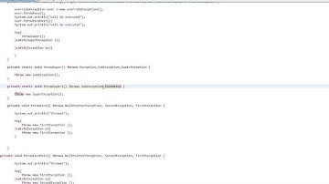 Java Exception points to remember java interview question and answer
