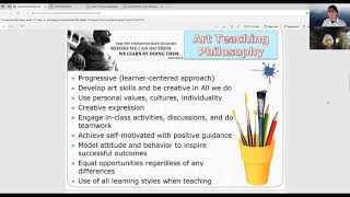 Zoom Final Portfolio Review for Art Teaching Credential