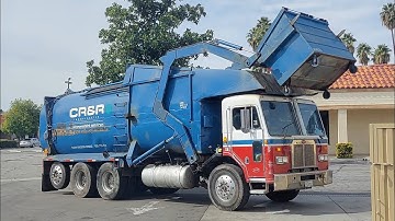 Roaring Diesel Peterbilt 320 Amrep FL Garbage Truck Packing Out