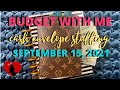 BUDGET WITH ME SEPT 15  | CASH ENVELOPE STUFFING & CASH ENVELOPE SYSTEM USING THE DAVE RAMSEY METHOD
