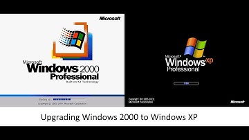 Upgrading Windows 2000 to Windows XP
