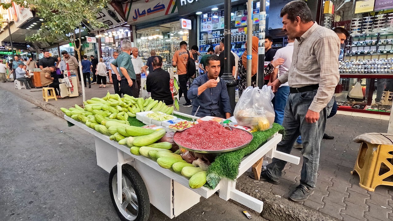 Bazaar Madness! The Most Exciting Market Walk Ever - Kurdistan