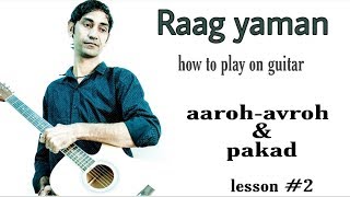 || Raag on guitar || raag yaman on guitar ||