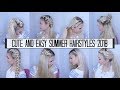 10 CUTE & EASY SUMMER HAIRSTYLES I Romina Gafur