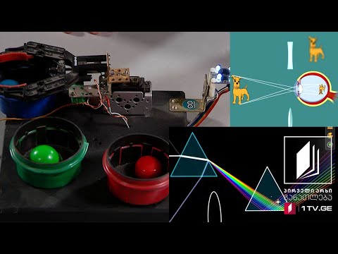 ფიზიკის დრო - თვალი - ოპტიკური სისტემა, ფერების ამომცნობი რობოტი