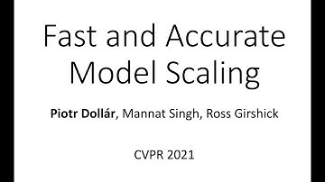 Fast and Accurate Model Scaling