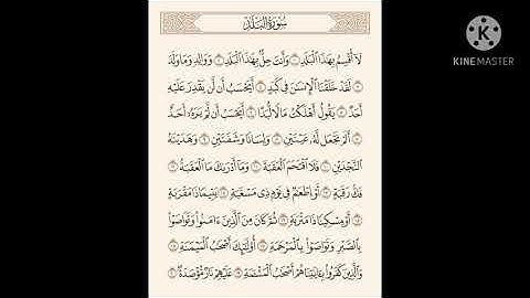 سورة البلد|القارئ: محمد أيوب.