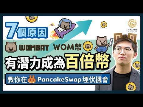 Pancakeswap IFO教學｜7個原因 WOM幣 很可能成為下隻百倍幣 🚀 買新幣賺升幅｜BNB Chain明星項目 Wombat Exchange｜穩定幣兌換平台｜每日幣研｜廣東話｜香港