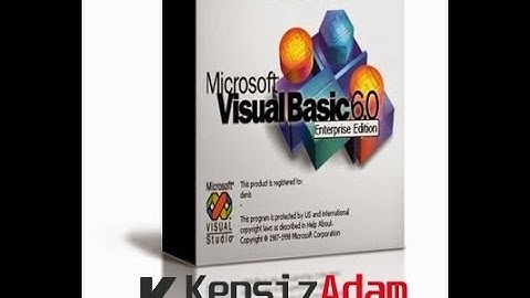 Visual Basic 6 Nasıl Kurulur, İlk Proje Testi Anlatım