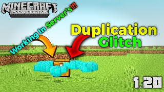 Minecraft 1.20 Duplication Glitch | Minecraft Pe 1.20.73+ Duplication Glitch!! (Working In Server's)