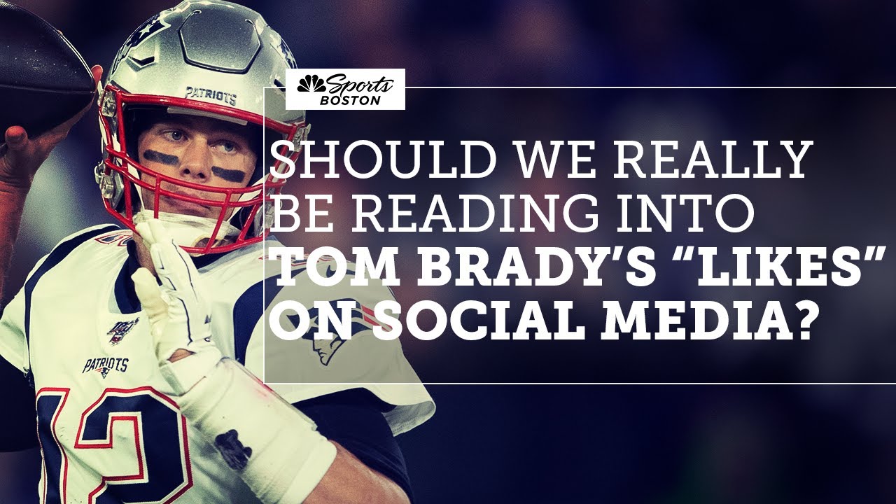 Should we read into Tom Brady "liking" Antonio Brown's apology on Instagram? | NBC Sports Boston