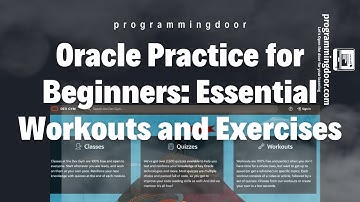 Oracle Practice for Beginners Essential Workouts and Exercises | programmingdoor