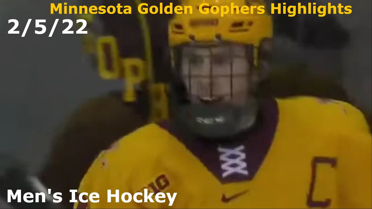Minnesota Golden Gophers Highlights vs Michigan State Spartans 2/5/22 Men's Ice Hockey