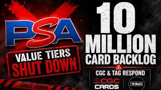 PSA Shuts Down ALL Value Tiers — CGC & TAG Respond