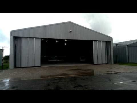 CENTURION A10 Automating Double Sectional Airplane Hangar Doors