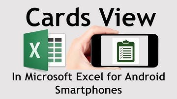 Cards View in Excel for Android Smartphone