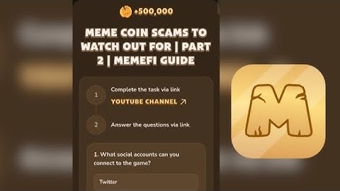 || Meme Coin Scams To Watch Out For | Part 2 | Memefi Guide