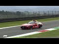 Mercedes Benz AMG GT-R in Ferrari Rosso Red Mugello Circuit