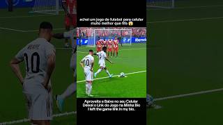 você nunca viu um jogo de futebol tão realista #futebol #habilidades #modocarreira #pes2021