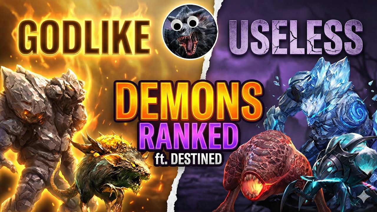 The Ultimate Demon Tier List (Ranking w/ Destined) | Watcher of Realms