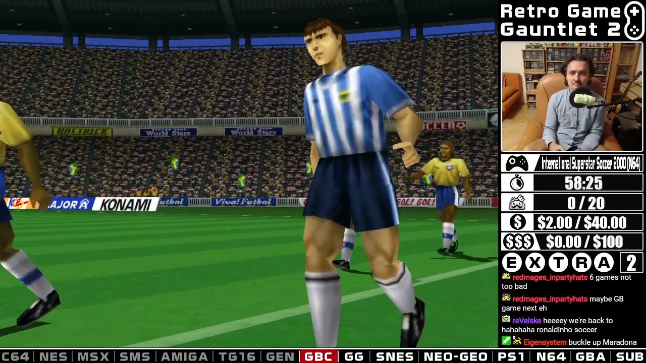 HAHAHAHA! RONALDINHO SOCCER! (International Superstar Soccer 64)