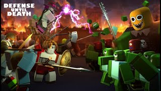 Roblox Defense until Death Simulator I destroyed the enemy gate pretty much alone