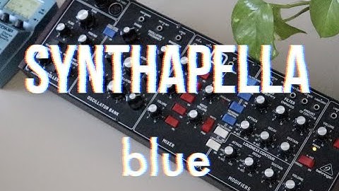 Synthapella "blue" | Behringer Model D - Zoom Multistomp