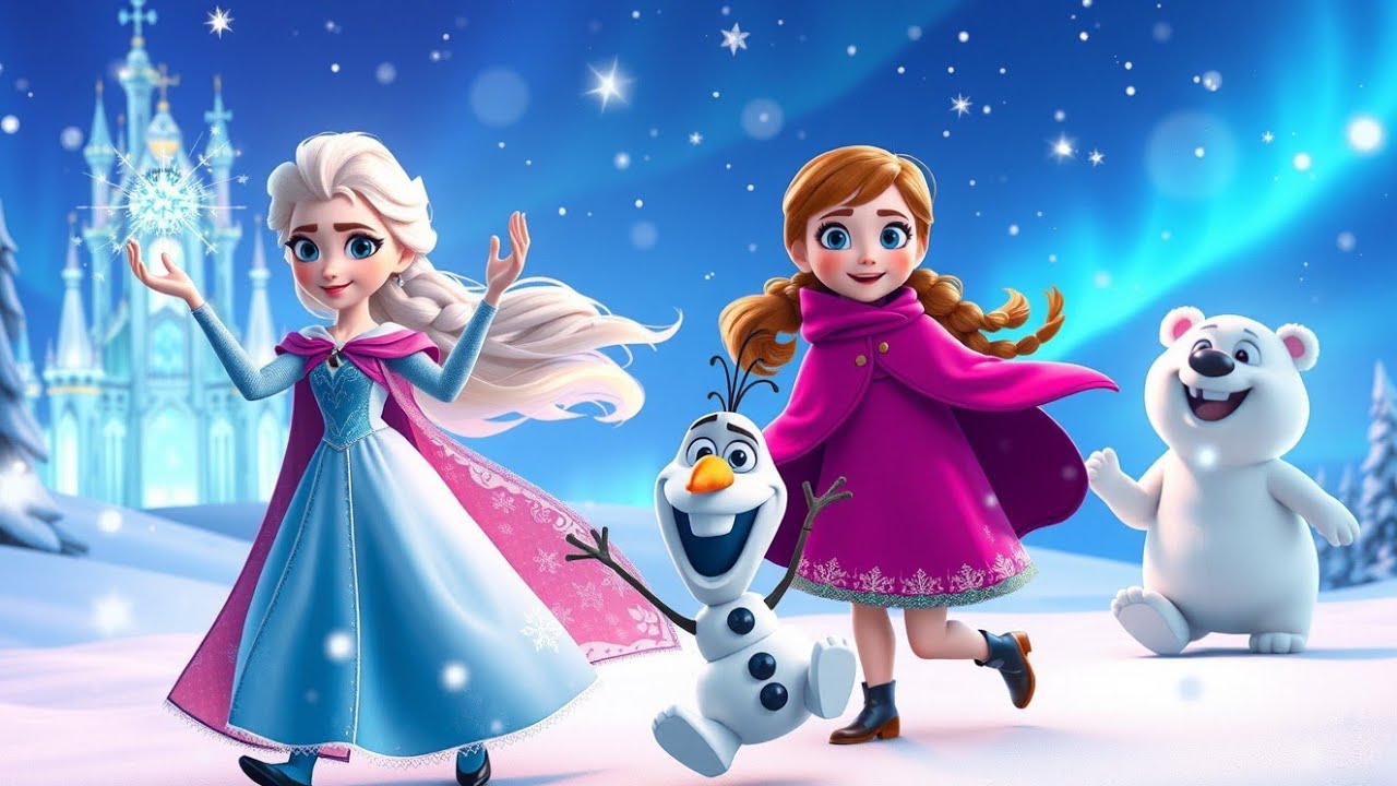 Frozen (Episode 17) Elsa, Anna, Olaf And Polar Bear Friendship | Fun ...