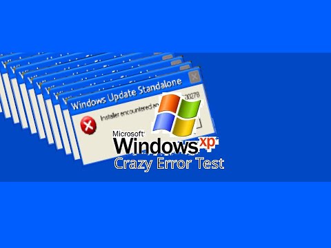 Windows XP Crazy Error Test