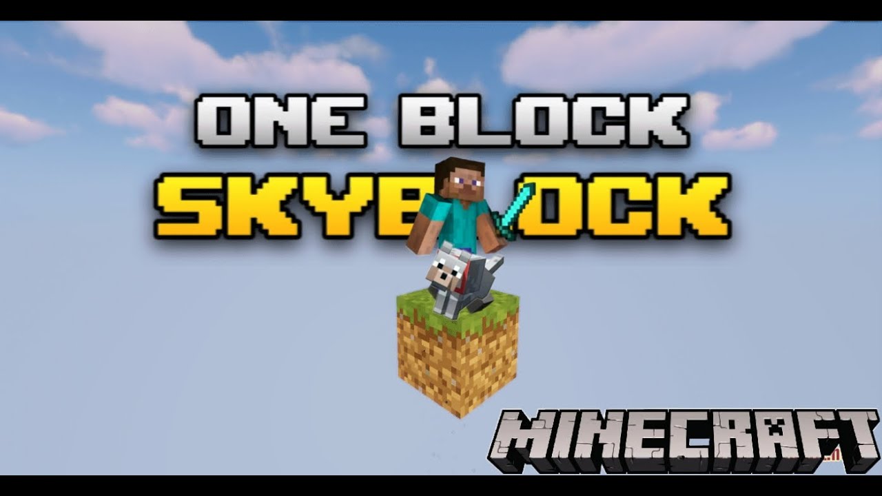Playing minecraft one block part 1 #minecraft #oneblock #series - YouTube